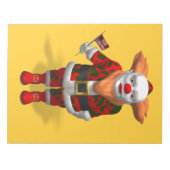 Santa Claus Clown Notizblock (Vorderseite)