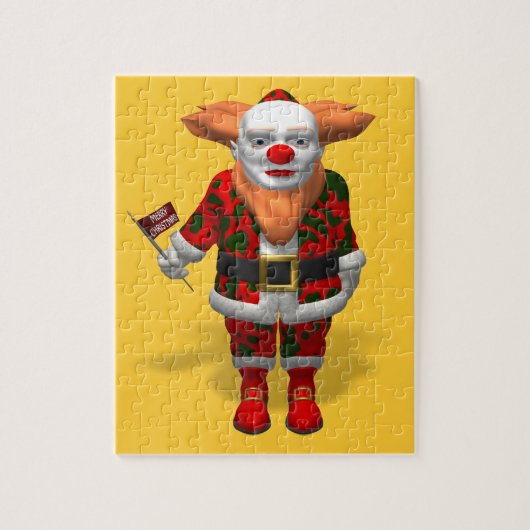 Santa Claus Clown Puzzle (Vertikal)