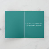 Santa Claus Coach Weihnachtsabend Feiertagskarte (Innenseite)