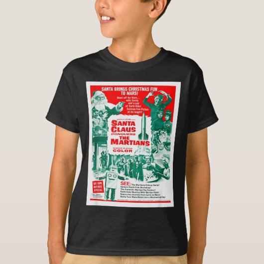 Santa Claus Conquers The Martians T-Shirt (Vorderseite)