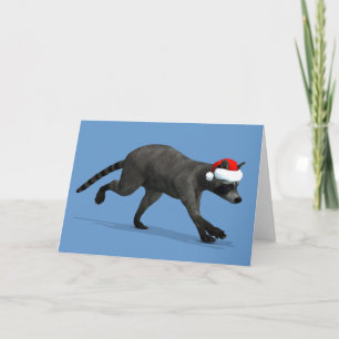 Santa Claus Coon Feiertagskarte