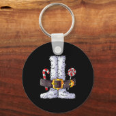 Santa Claus Costume Christmas Boys Kids Men Xmas H Schlüsselanhänger (Vorderseite)