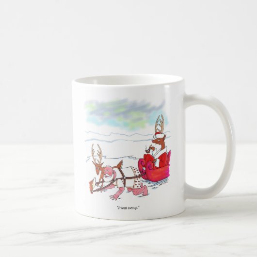 Santa Claus Coup links Hand Tasse (Rechts)