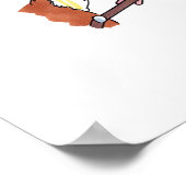 Santa Claus Coup mattes Poster (Ecke)
