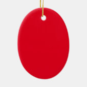 Santa Claus Coup oval ceramic ornament (Hinten)