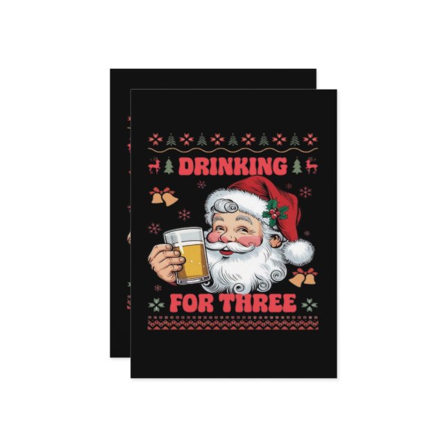 Santa Claus Couple Chirstmas (Vorderseite/Rückseite Beispiel)