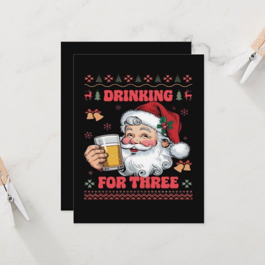 Santa Claus Couple Chirstmas (Vorderseite/Rückseite Beispiel)