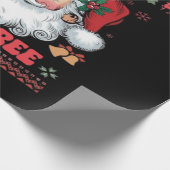 Santa Claus Couple Chirstmas Geschenkpapier (Ecke)