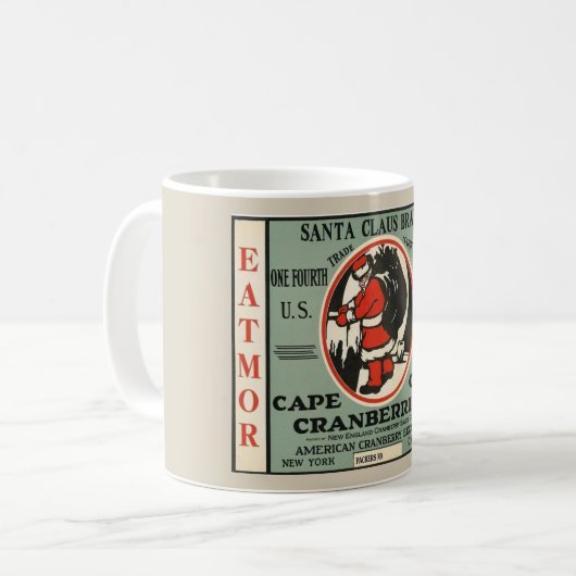 Santa Claus Cranberries Tasse (Vorderseite Links)
