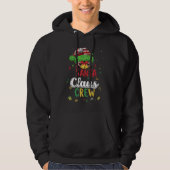 Santa Claus Crew Funny Matching Group Christmas  Hoodie (Vorderseite)