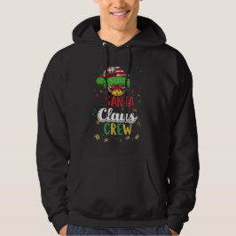 Santa Claus Crew Lustige Übereinstimmende Gruppe W Hoodie