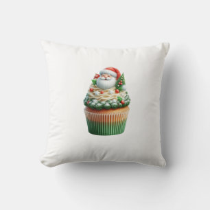 Santa Claus Cupcakes Cushion Kissen