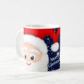 Santa Claus Custom Frohe Weihnachten Kaffeetasse (Vorderseite Links)