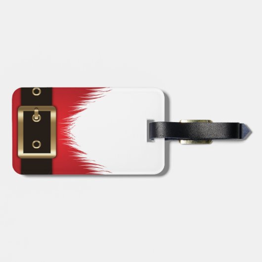 Santa Claus Custom Gepäckanhänger (Rückseite horizontal)