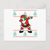 Santa Claus Dab Tanz hässlich Weihnachten T - Shir (Vorderseite)