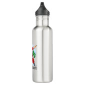 Santa Claus Dabbing Dance Steel Water Flasche Edelstahlflasche (Rechts)