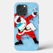 Santa Claus Dabbing Weihnachtscovid Case-Mate iPhone Hülle (Rückseite)