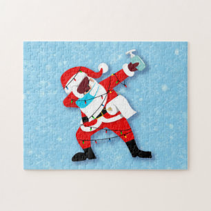 Santa Claus Dabbing Weihnachtscovid Puzzle