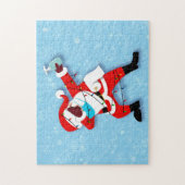 Santa Claus Dabbing Weihnachtscovid Puzzle (Vertikal)