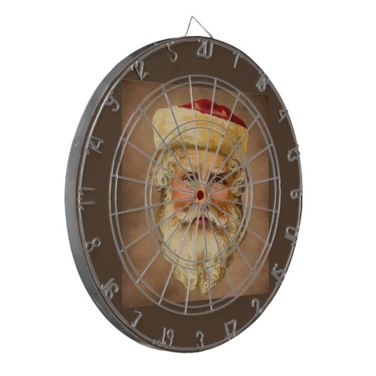 Santa Claus Dartscheibe (Vorderseite Links)