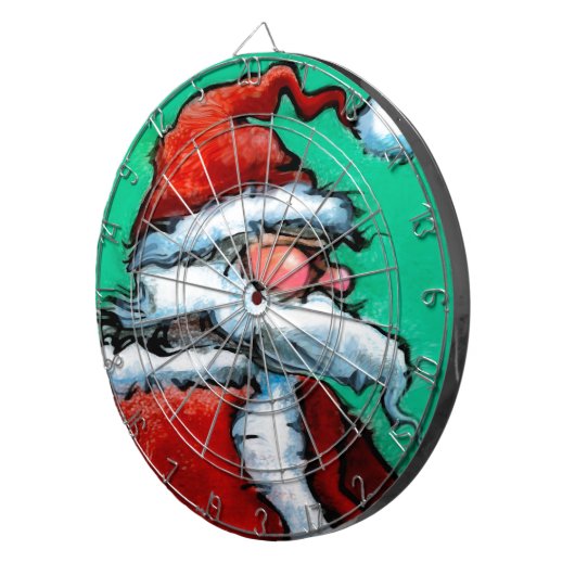 Santa Claus Dartscheibe (Vorderseite rechts)