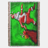 Santa Claus Decke (Vorderseite Vertikal)