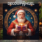 Santa Claus - Decoupage - Seidenpapier