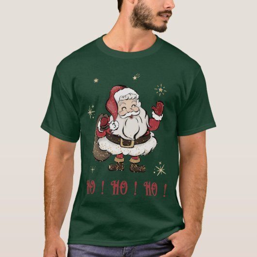 Santa Claus Deep Forest T - Shirt (Vorderseite)