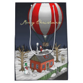 Santa Claus delivers Christmas presents Mittlere Geschenktüte (Rückseite)