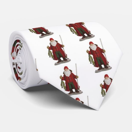 ***SANTA CLAUS DER FISCHER*** KRAWATTE (Gerollt)