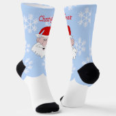 Santa Claus Design Christmas Socken (Gewinkelt)