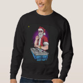 SANTA CLAUS DJ CHRISTMAS PARTY SWEATSHIRT (Vorderseite)