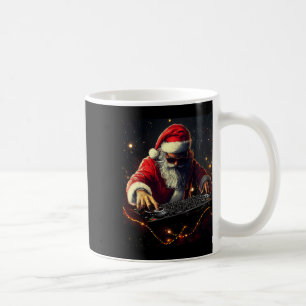 Santa Claus Dj Hip Hop Musik Weihnachtsfeier Vibes Kaffeetasse