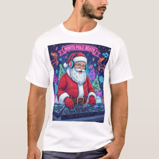 Santa Claus DJ Weihnachtsfeier T-Shirt
