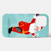 Santa Claus doing fitness exercises Case-Mate iPhone Hülle (Rückseite (Horizontal))