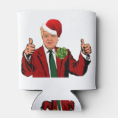 Santa Claus Donald Trump Dosenkühler (Rückseite)