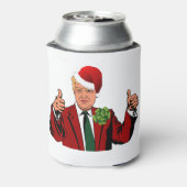 Santa Claus Donald Trump Dosenkühler (Kanne Rückseite)
