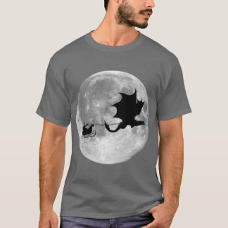 Santa Claus Drachenreiter-Schlittenfahrt T-Shirt