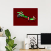 Santa Claus Drag Race Poster (Heimbüro)
