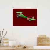 Santa Claus Drag Race Poster (Küche)