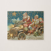 Santa Claus Driving Vintage Puzzle (Horizontal)
