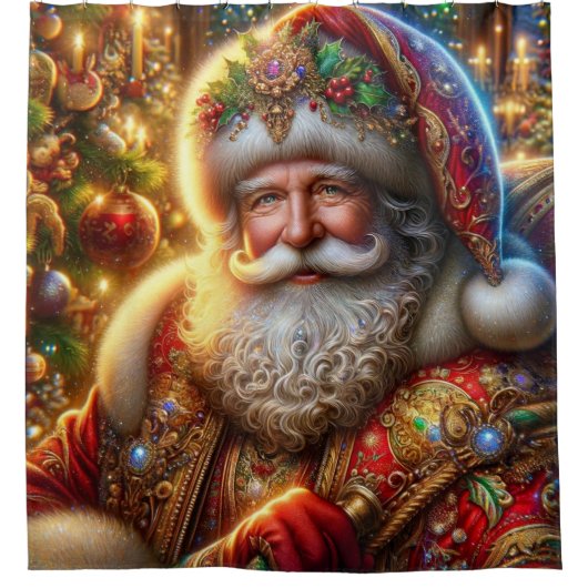 Santa Claus Duschvorhang (Vorderseite)