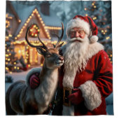Santa Claus Duschvorhang (Vorderseite)