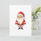 Santa-Claus Einladung (Stehend Vorderseite)