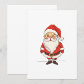 Santa-Claus Einladung (Vorne/Hinten)