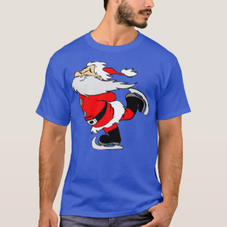 Santa Claus Eis Skate T-Shirt