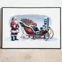 Santa Claus Electric Sleigh EV