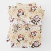 Santa Claus Elf Geschenkpapier Set (Beispiel)