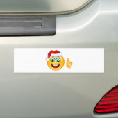 Santa claus emoji autoaufkleber (Auf Auto)