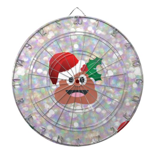 Santa claus emoji dartscheibe (vorne)